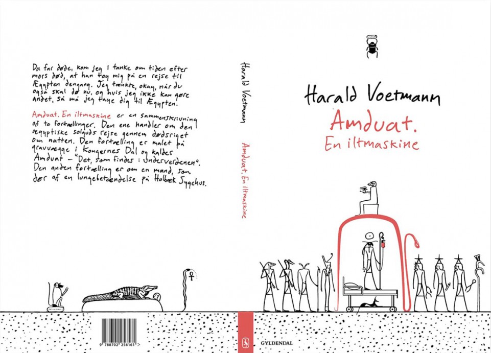 Amduat. En iltmaskine Book cover art and design